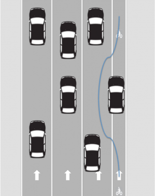 Atlantic Ave Bike Lane